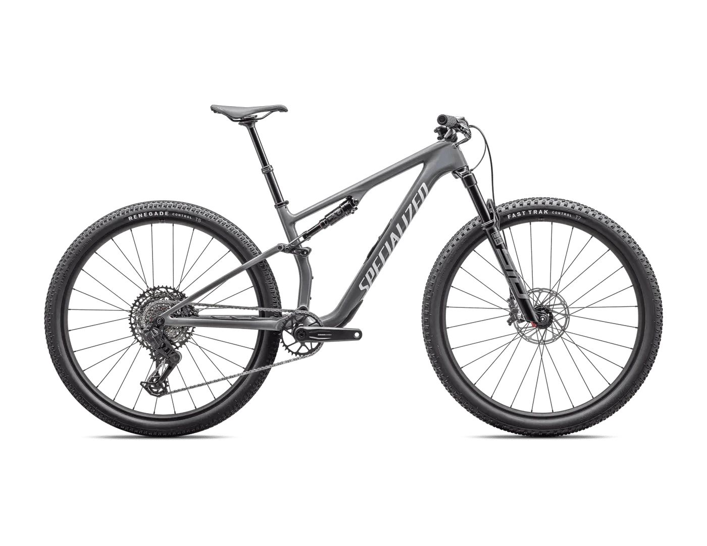 1. Bicicleta Full Suspension SPECIALIZED Epic 8 Comp - Gloss Ashen Gray XL