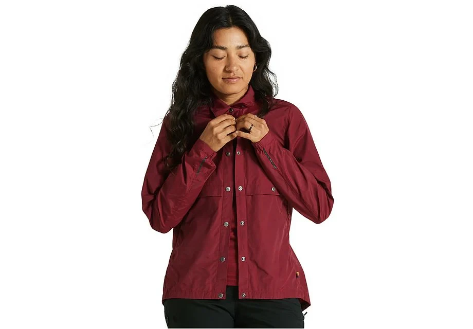 1. Jacheta Vant Ciclism SPECIALIZED/FJALLRAVEN Women's Rider's - Pomegranate Red S