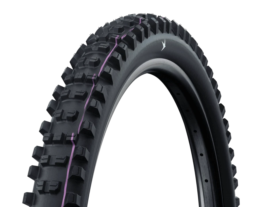1. Cauciuc SCHWALBE Shredda Rear - 27.5x2.50 (64-584) HS639 B/B, Gravity Pro Radial, Addix Ultra Soft - Pliabil