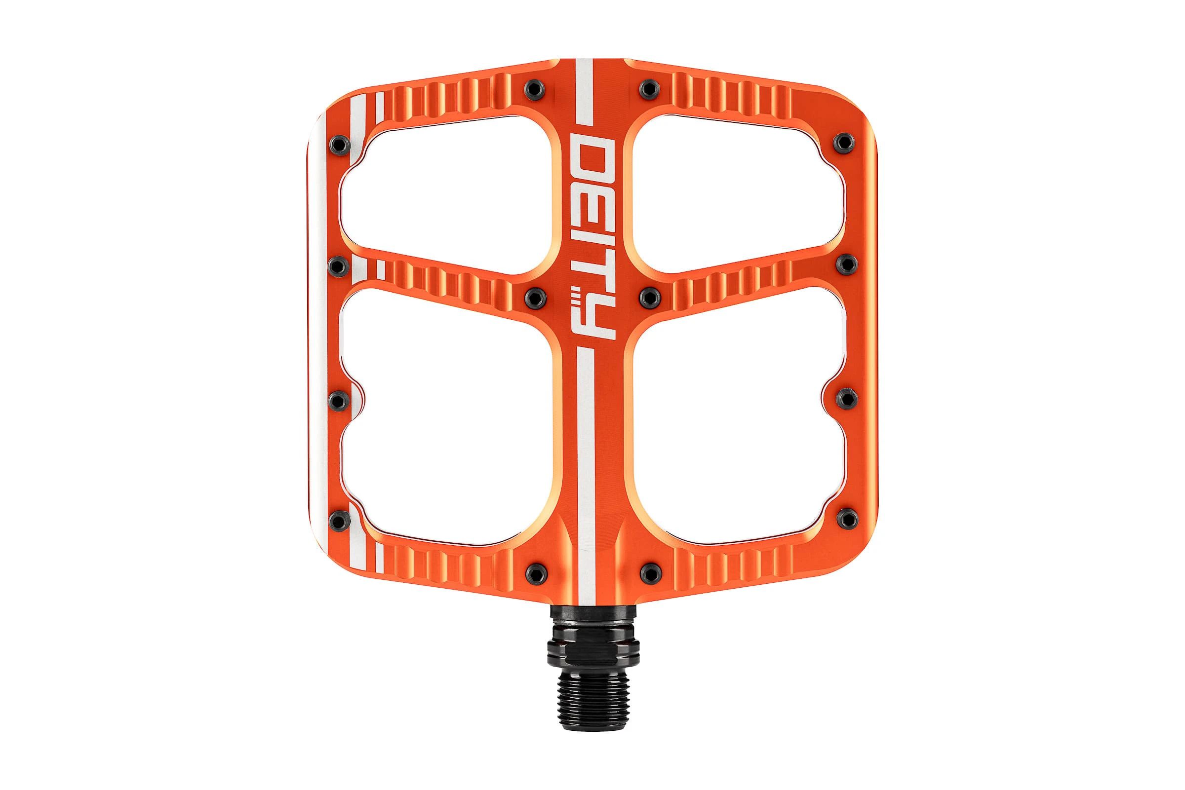 1. Pedale DEITY Flat Trak - Orange