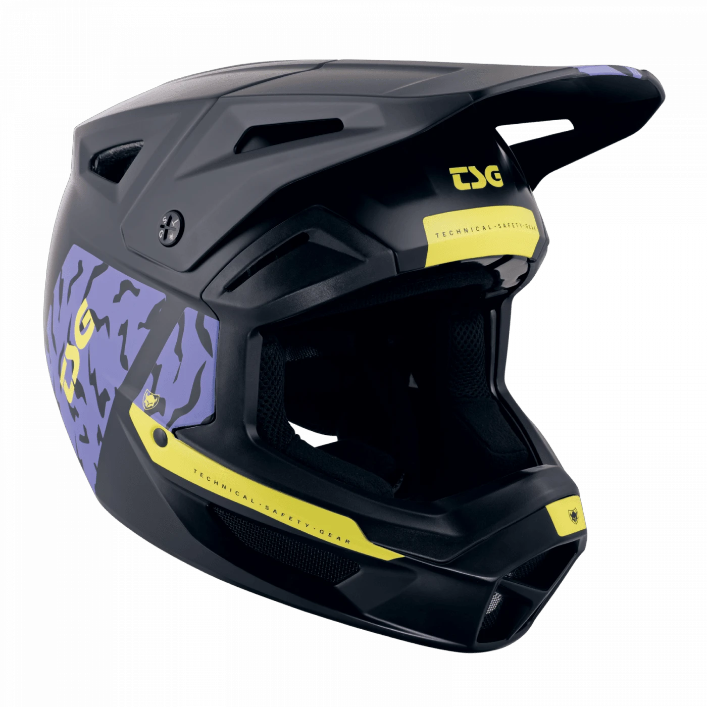 1. Casca Ciclism Full Face TSG Sentinel Solid Color - Violet Yellow Flakes M