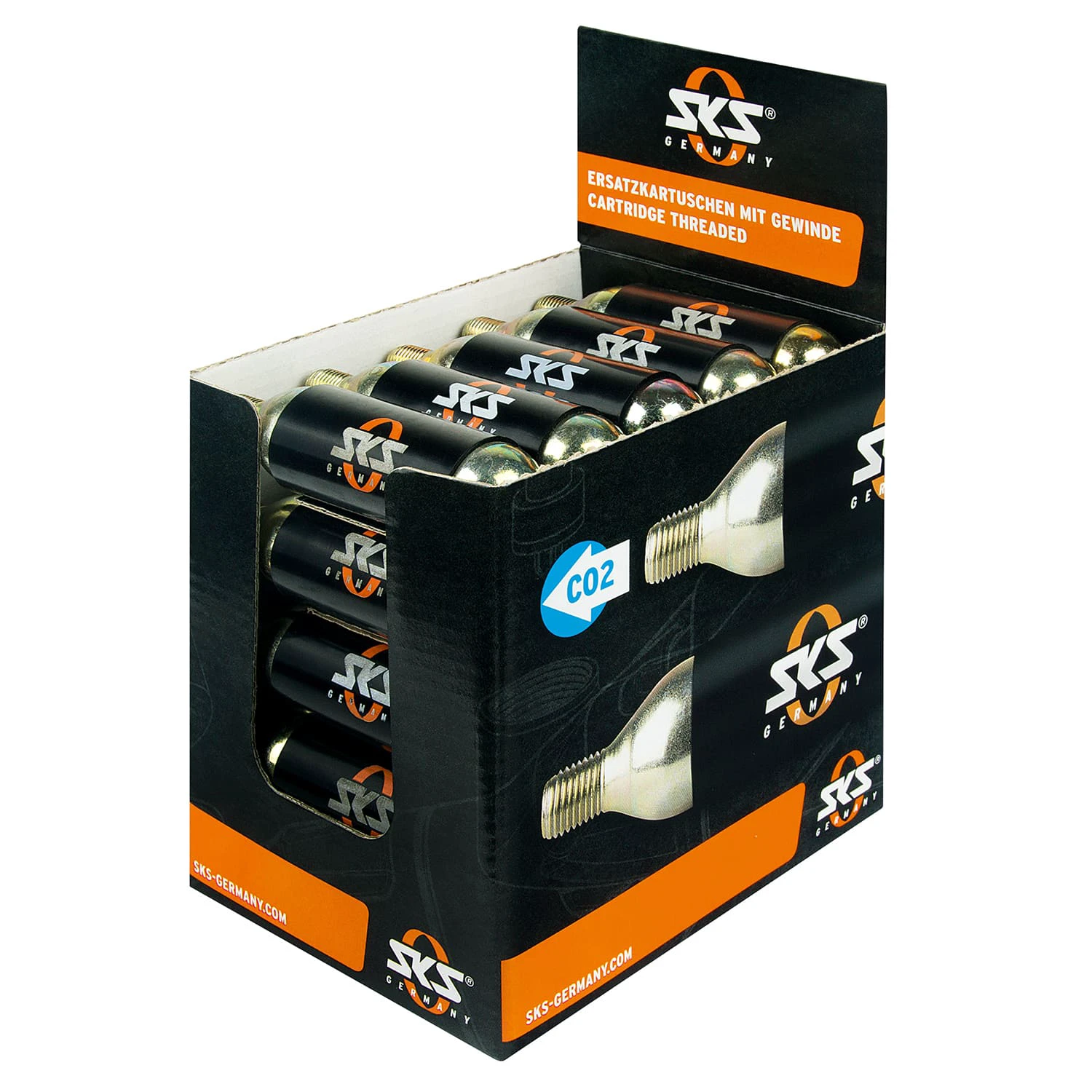 1. Set Cartuse CO2 SKS fara Filet (25 buc.) 24g/buc