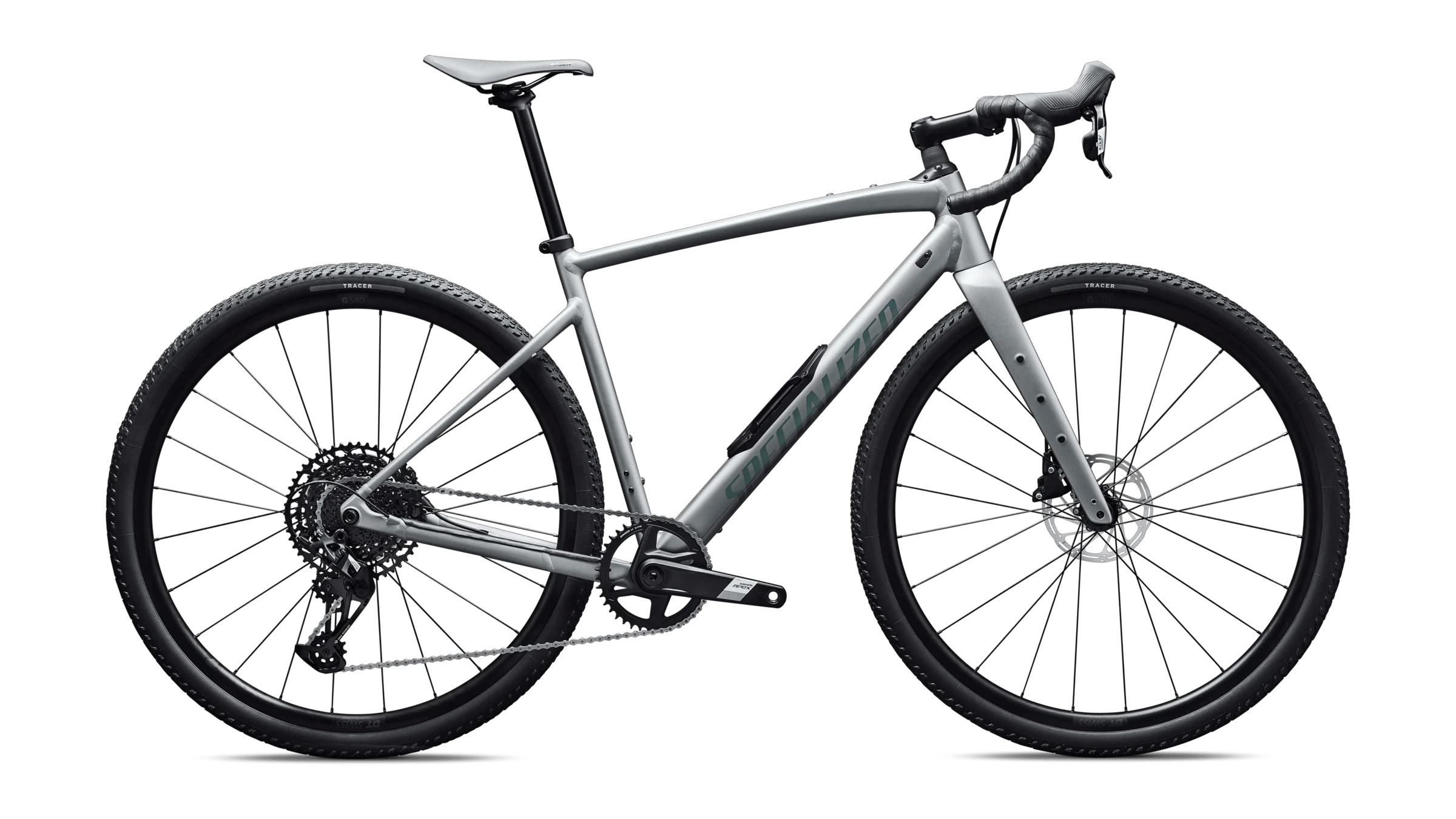 1. Bicicleta Gravel SPECIALIZED Diverge 4 Comp Alloy - Satin Shadow Silver 56