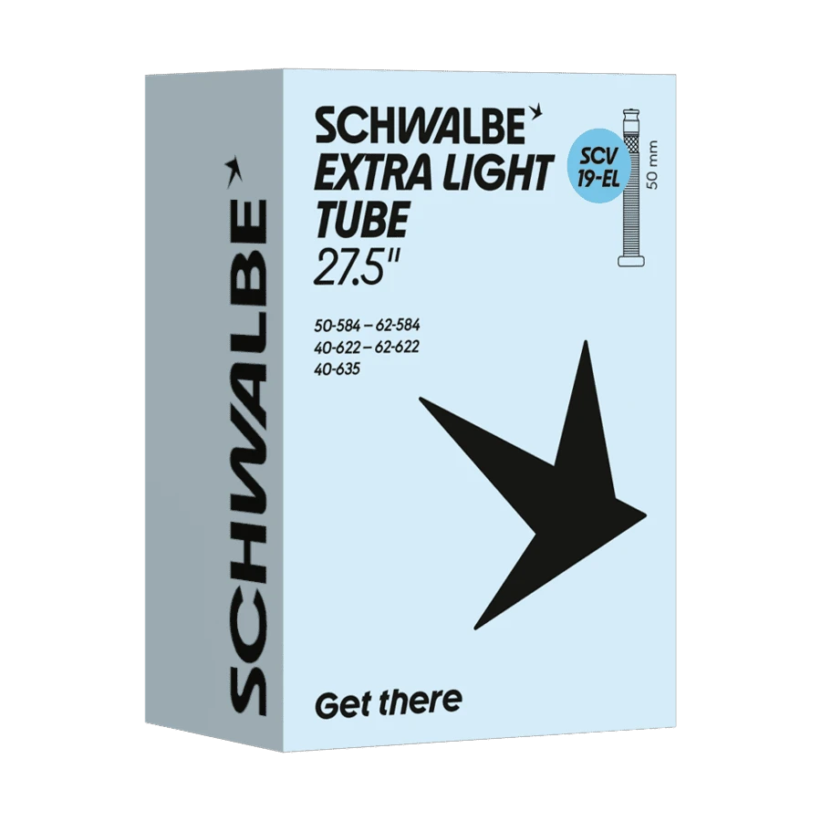 1. Camera SCHWALBE SCV19-EL Extra Light 27.5/28/29 (40/62-584/635) IB Black 50mm