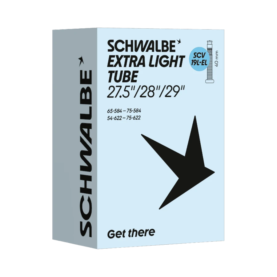 1. Camera SCHWALBE SCV19L-EL Extra Light 27.5/28/29 (54/75-584/622) IB black 40mm