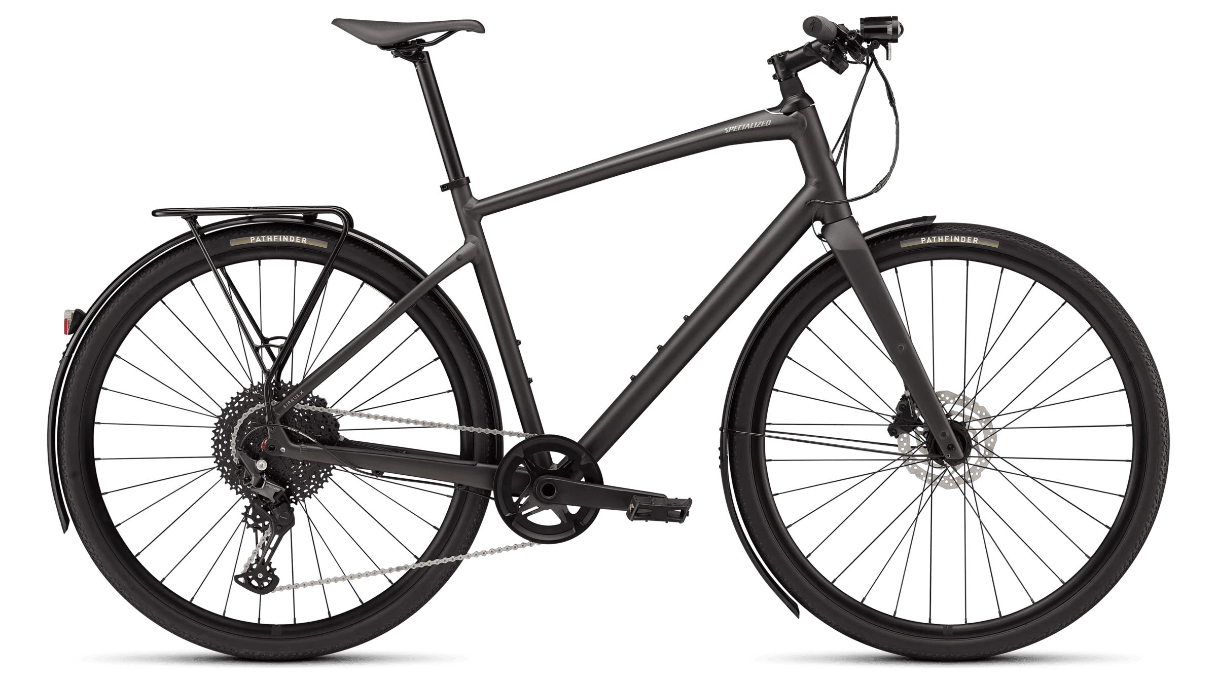 1. Bicicleta Trekking SPECIALIZED Sirrus X 4.0 Eq - Satin Metallic Obsidian S