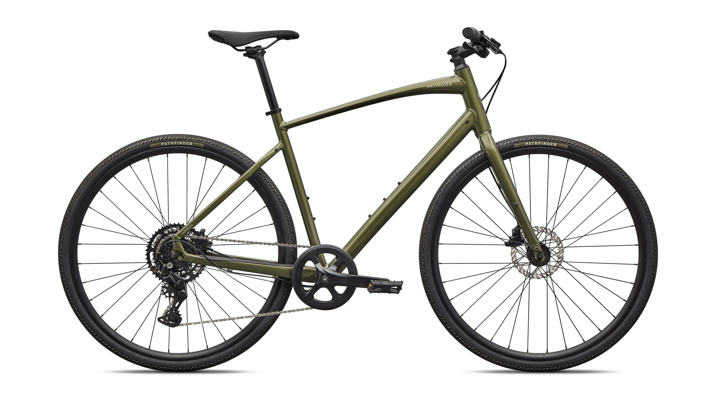 1. Bicicleta Trekking SPECIALIZED Sirrus X 2.0 - Gloss Laruel Green Metallic XS