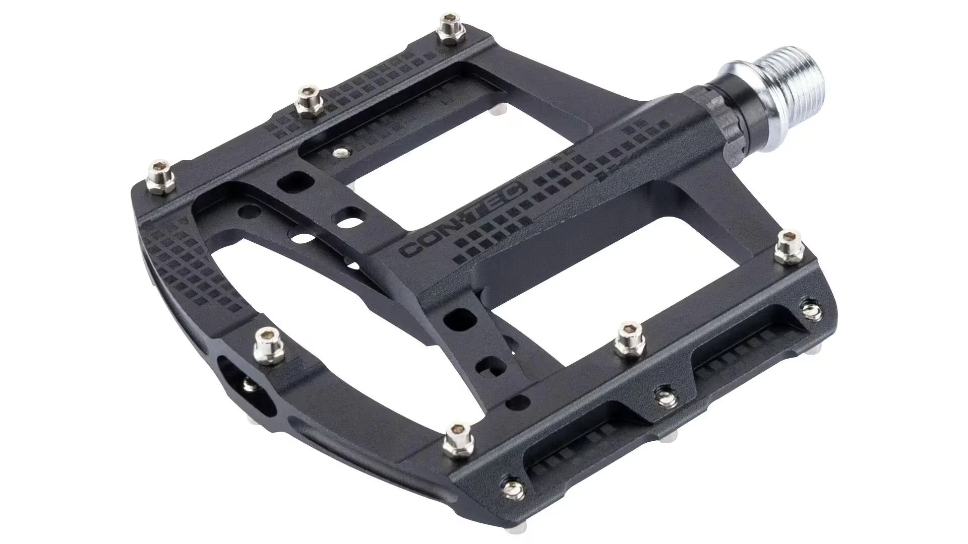 1. Pedale CONTEC Swagger Mtb/Freeride - Matt Black/Sandblased