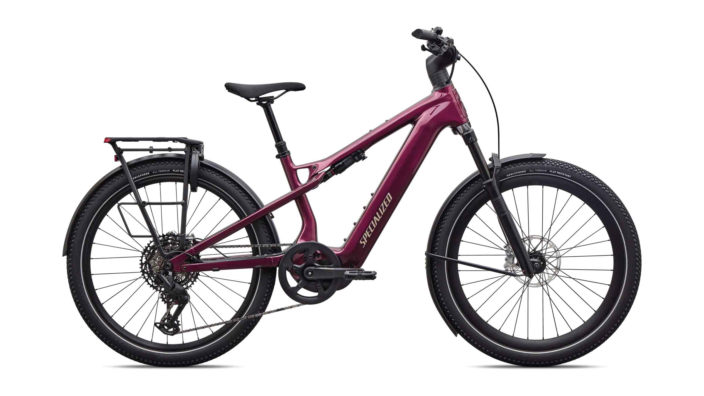 1. Bicicleta Electrica SPECIALIZED Turbo Vado 3 X 5.0 - Gloss Bordeau Metallic S