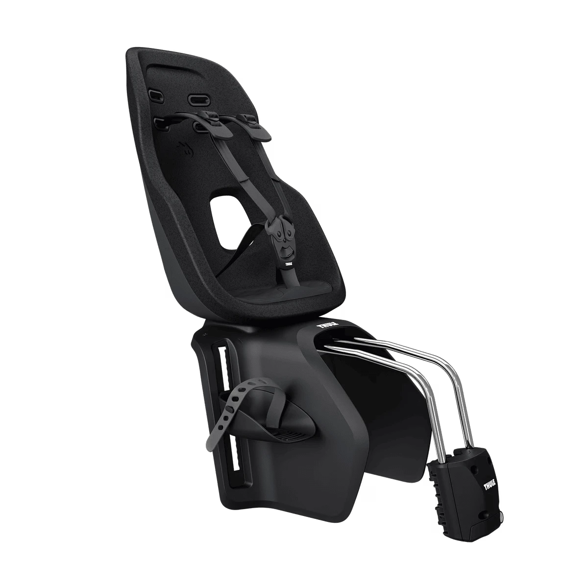 1. Scaun bicicleta copii THULE Yepp 2 Maxi cu montare pe spate - Midnight Black
