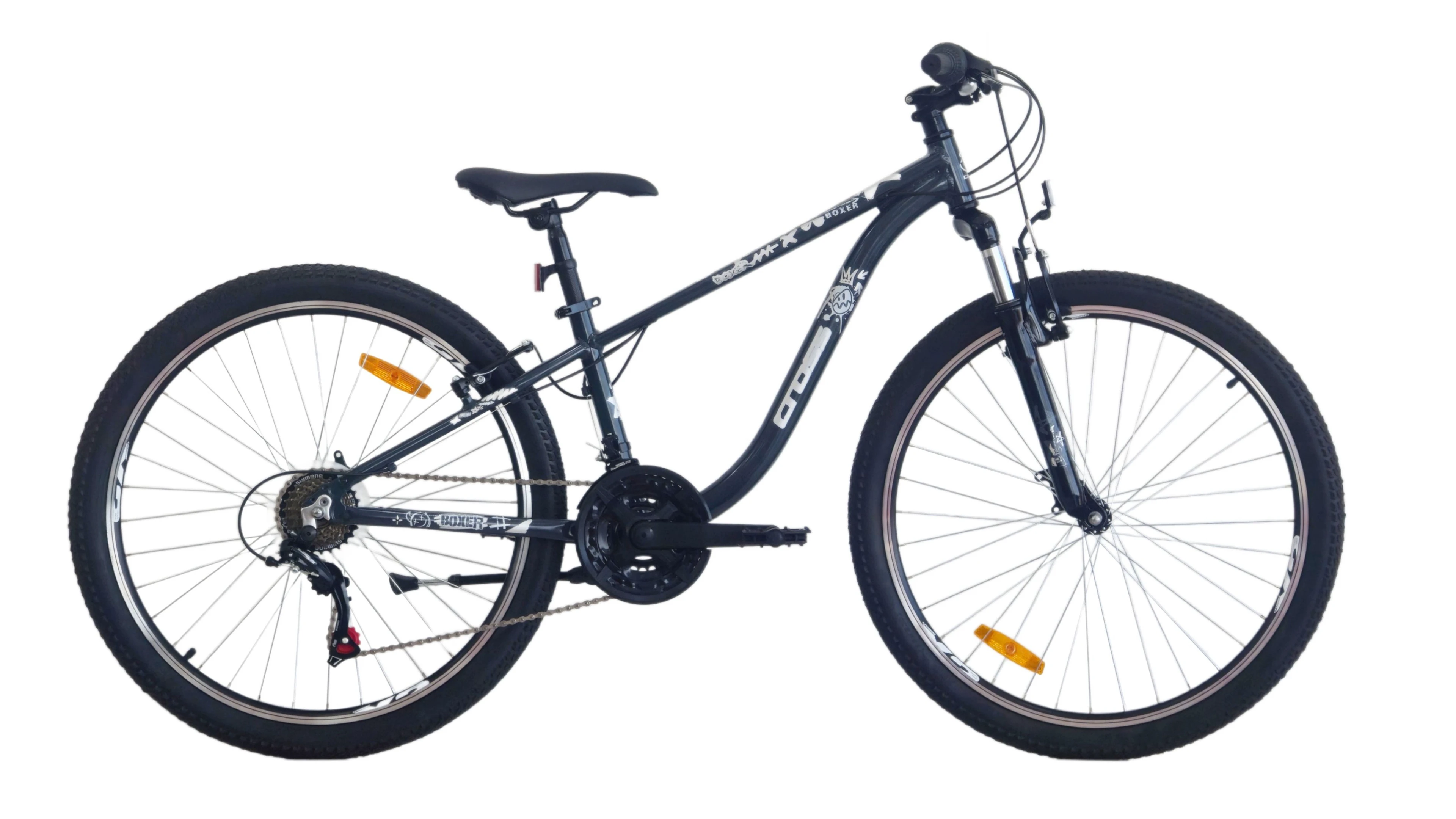 1. Bicicleta copii mtb CROSS Boxer 26 - Grey | 10-13 ani