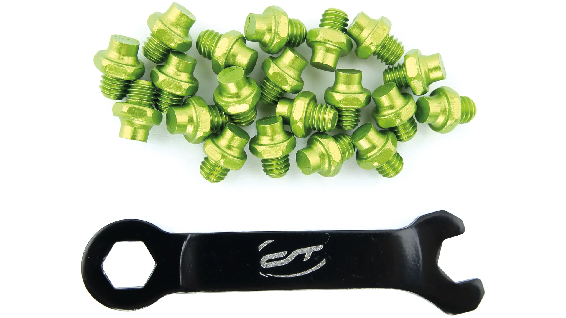 1. Pini pedale CONTEC R-Pins Select - Verde 20buc - incl. cheie