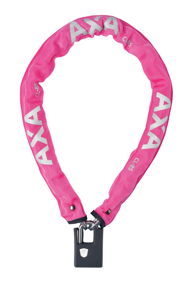 1. Antifurt Lant AXA Clinch 6mm/85cm - Pink soft