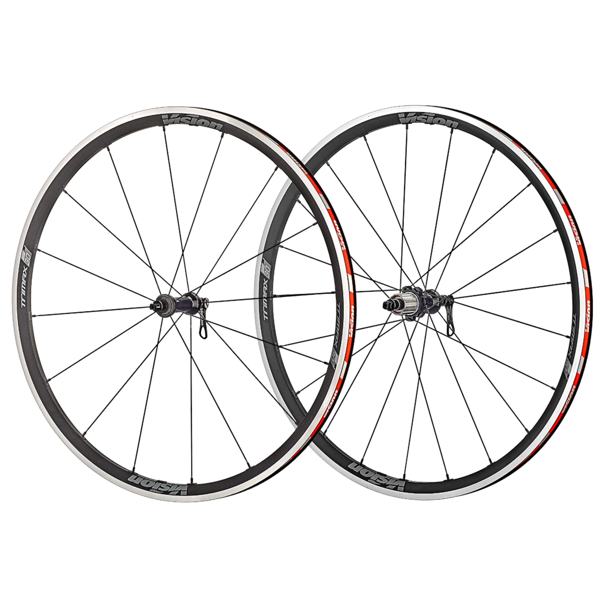 1. Set roti VISION TriMax30 700C Silver Surface SH11 - Tubeless Ready