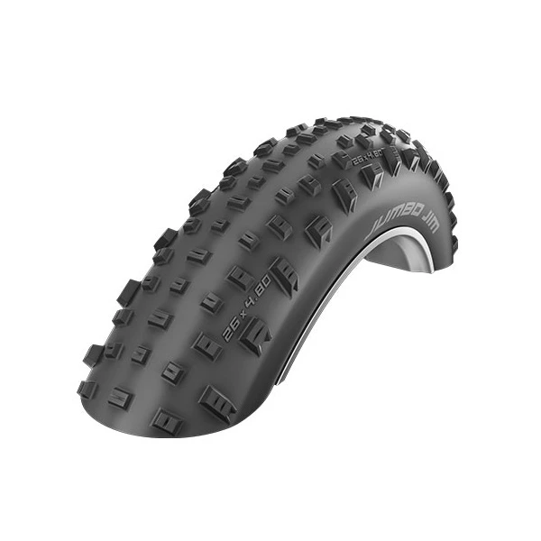 1. Cauciuc SCHWALBE Jumbo Jim - 26x4.00 (100-559) HS466 B/B-SK, Addix - Pliabil