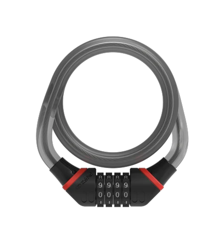 1. Antifurt Cablu ZEFAL K-Traz C9 Cifru 15mm/185cm - Grey/Black
