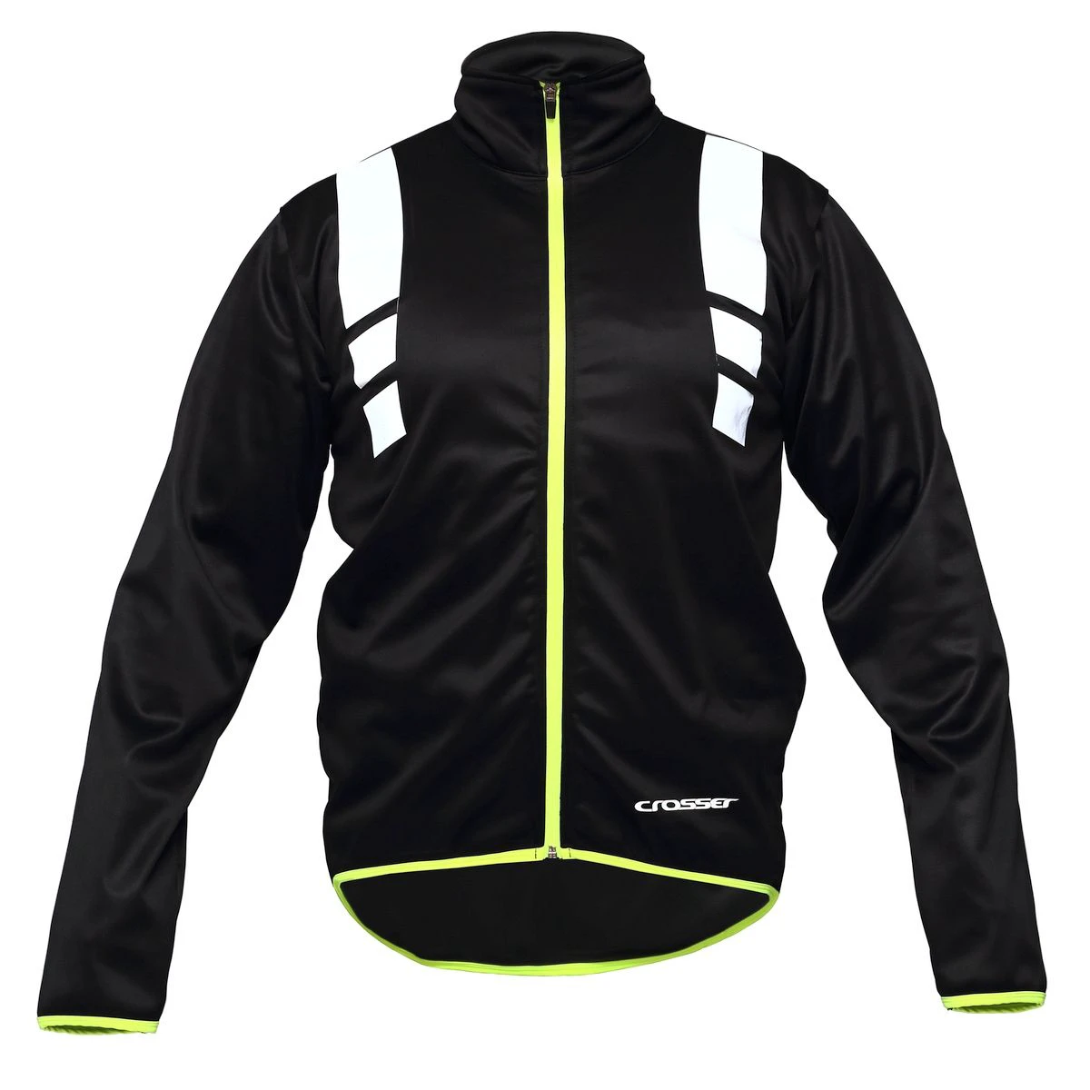 1. Jacheta Ciclism CROSSER RS-588 - Black/Green XL