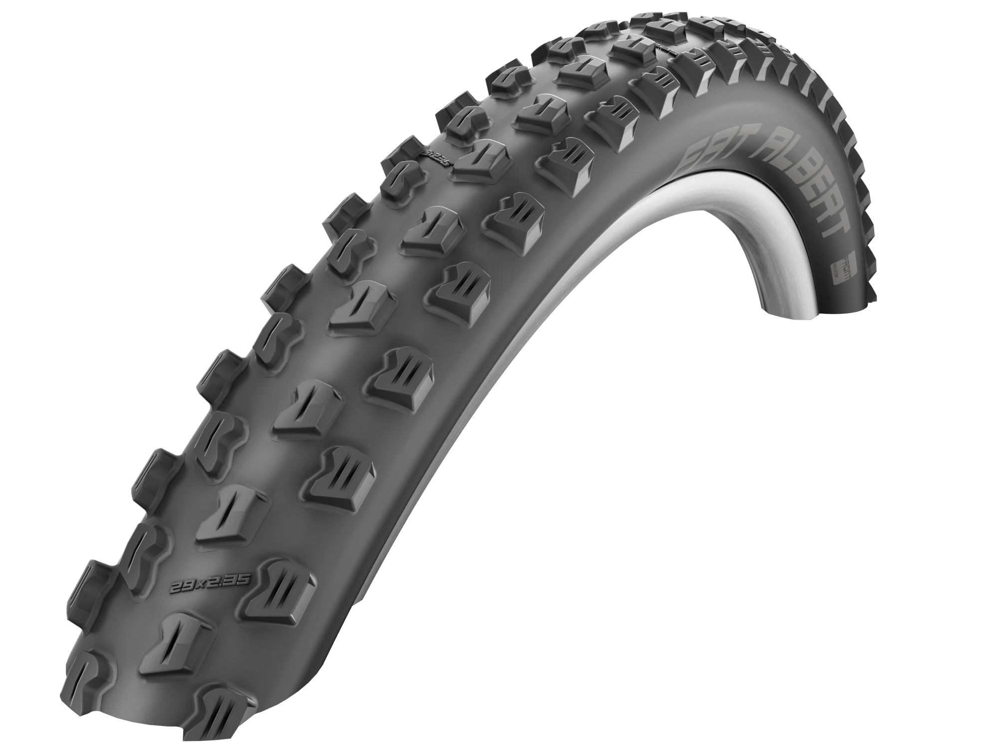 1. Cauciuc SCHWALBE Fat Albert Front - 29x2.35 (60-622) HS477 B/B-SK, TSC - TLE Pliabil