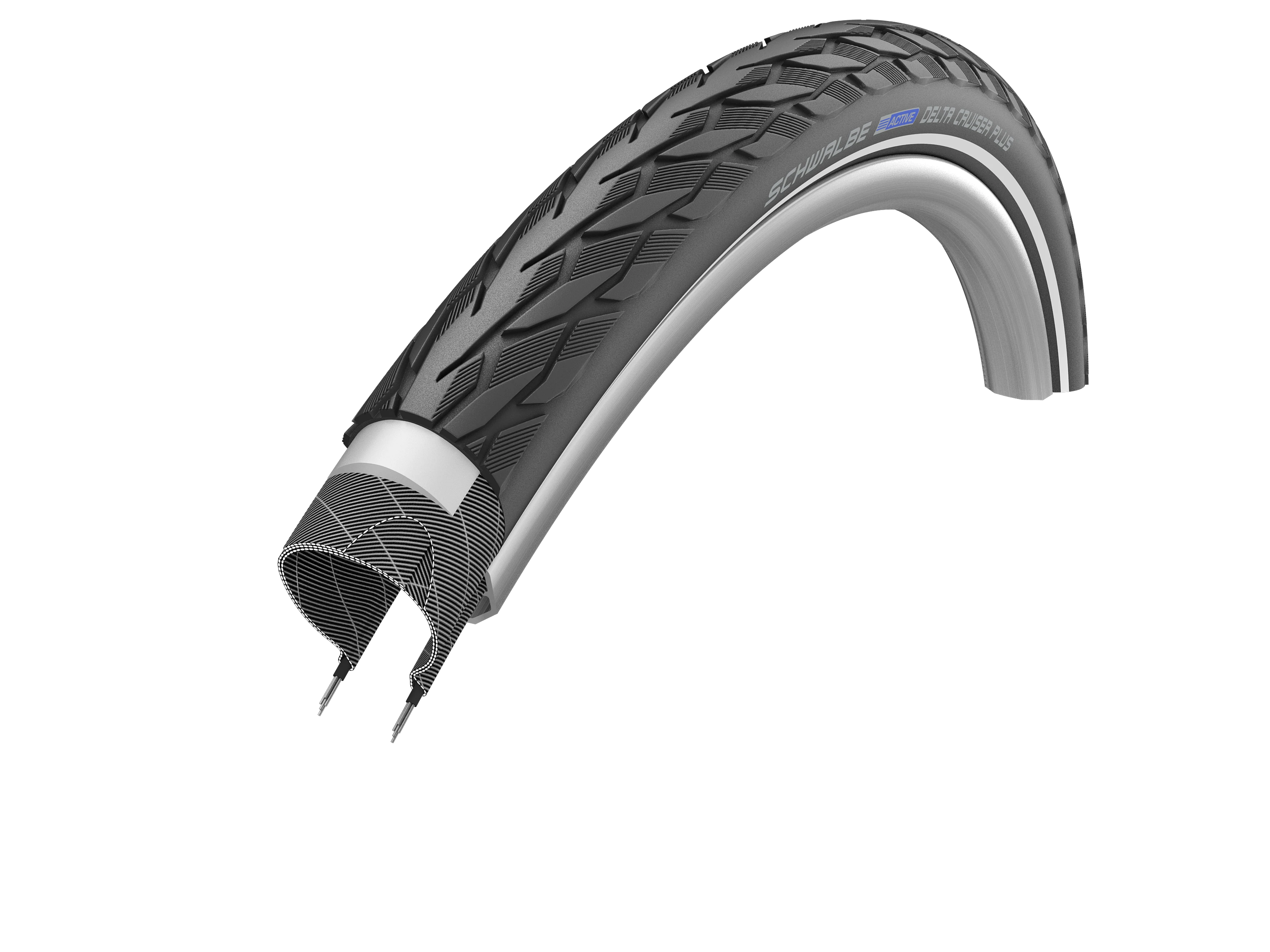 1. Cauciuc SCHWALBE Delta Cruiser Plus - 26x2.00 (50-559) HS431 B/B+RT, SBC - Sarma