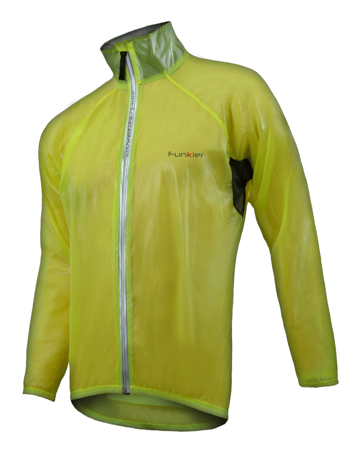 1. Jacheta Ploaie Ciclism FUNKIER Lecco Rain - Yellow S