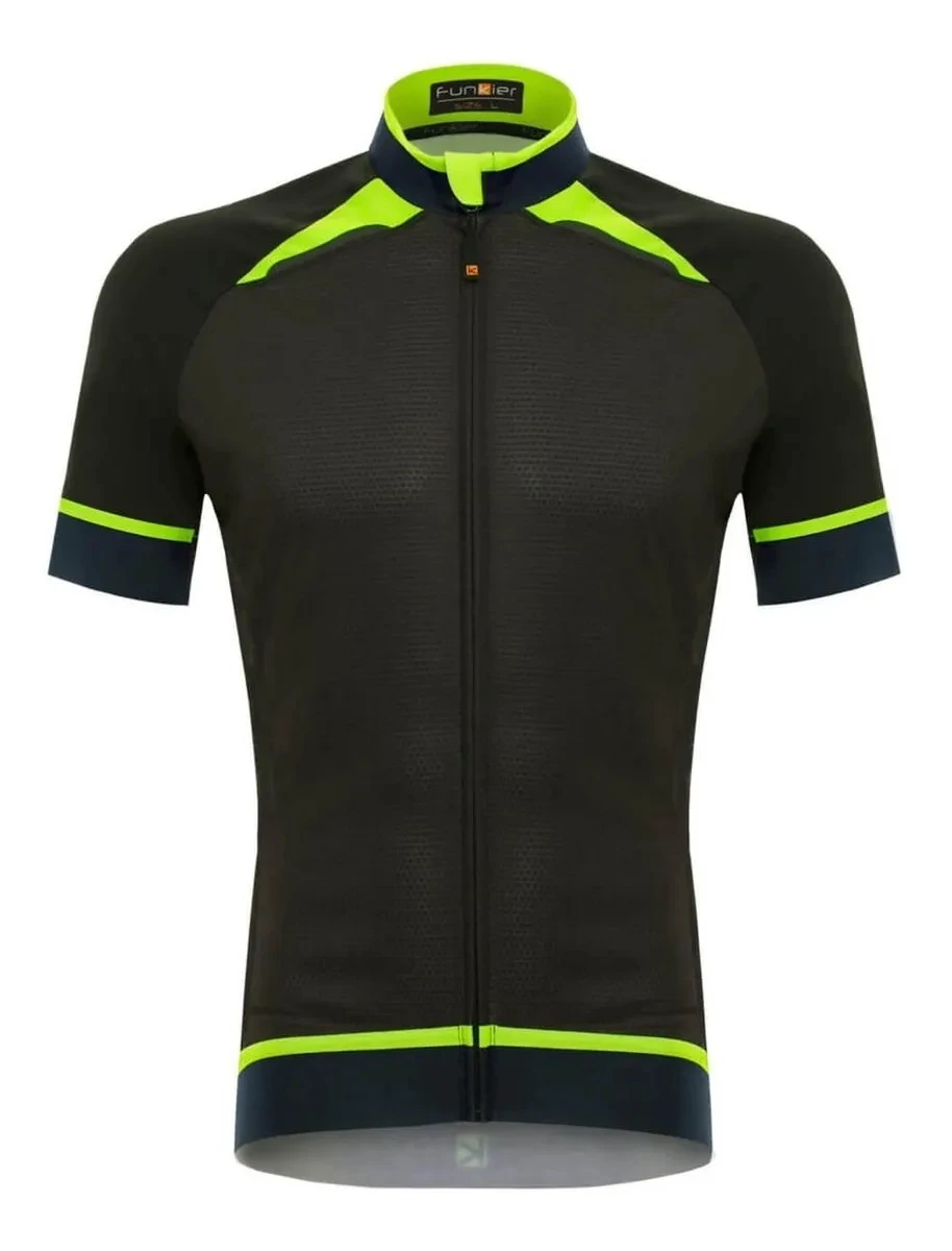 1. Tricou Ciclism FUNKIER Volterra Elite Men (S/S) - Negru M