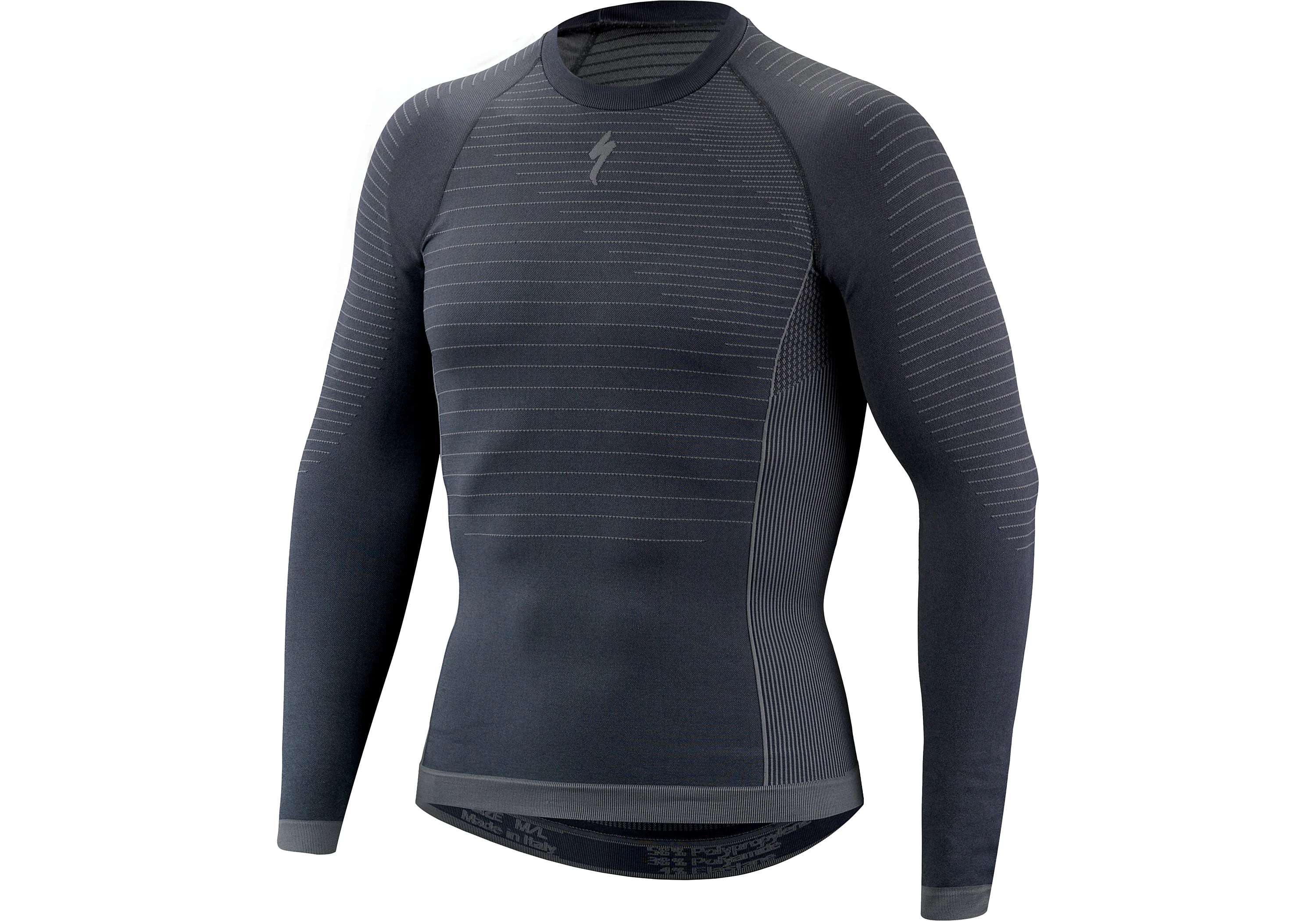 1. Bluza de Corp Termica SPECIALIZED Seamless Baselayer (L/S) - Dark Grey S