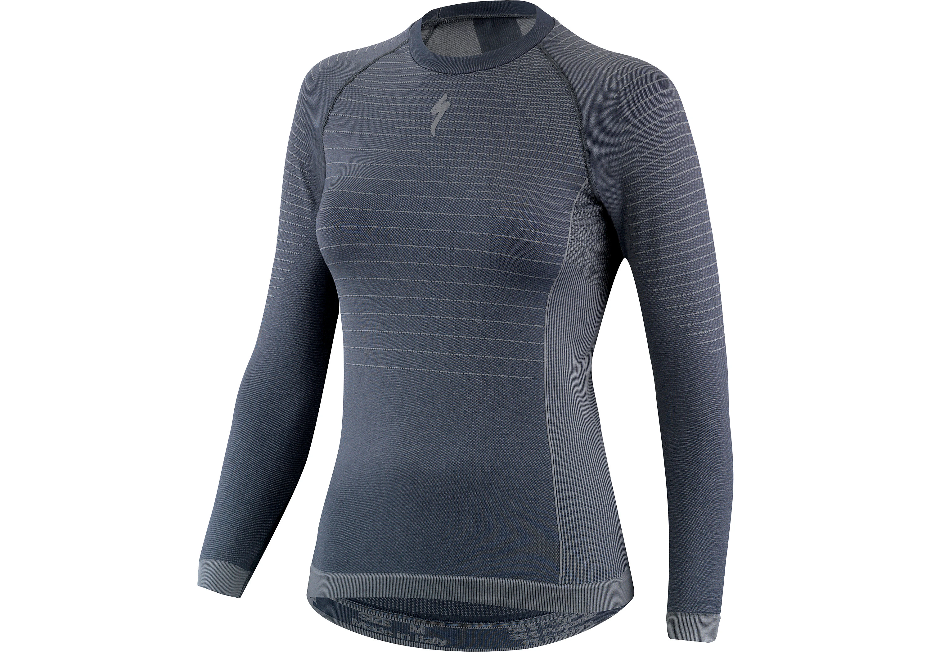 1. Bluza de Corp Termica SPECIALIZED Seamless Women's Baselayer (L/S) - Dark Grey XS/S