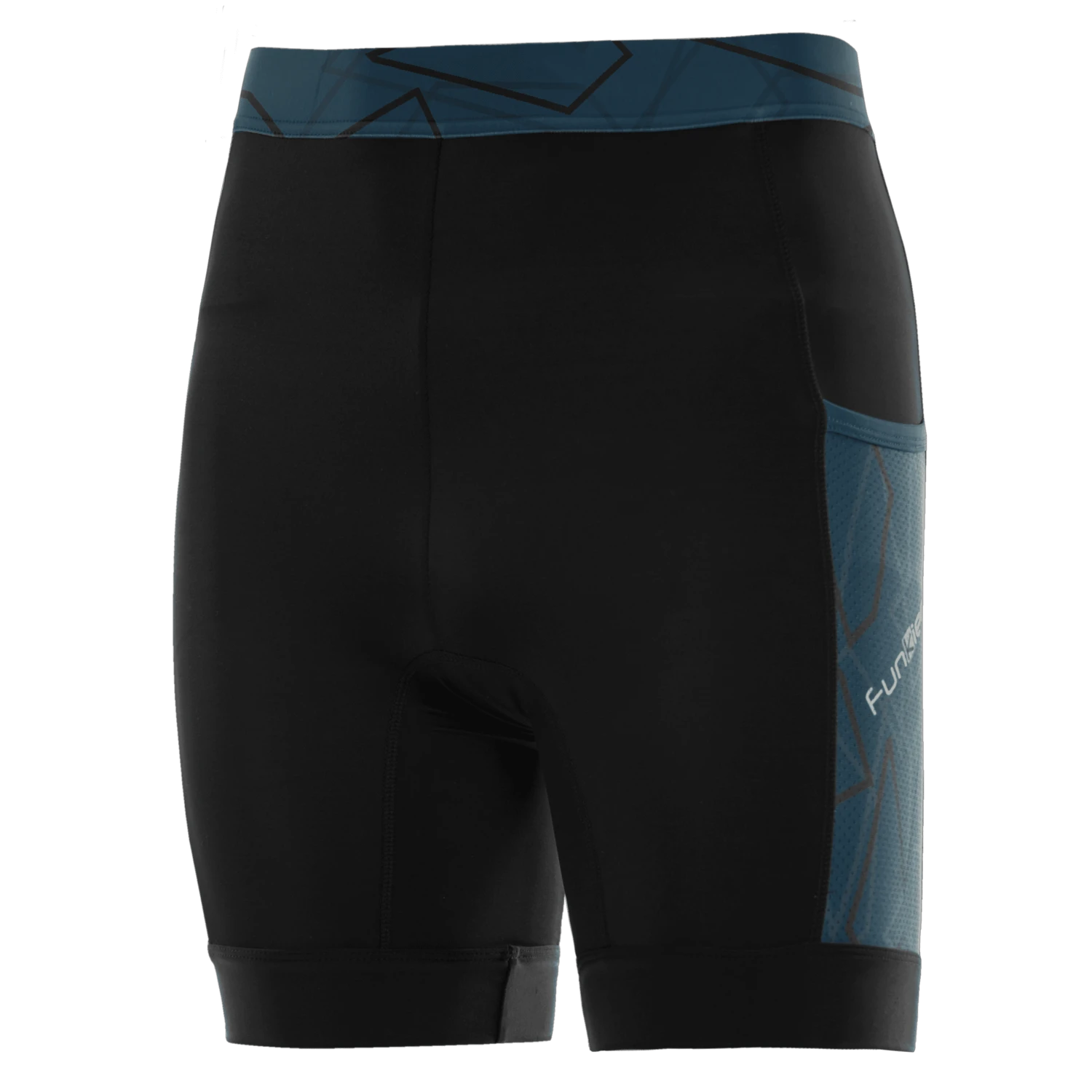 1. Pantaloni alergare FUNKIER Paduli-2 - Negru/Albastru L