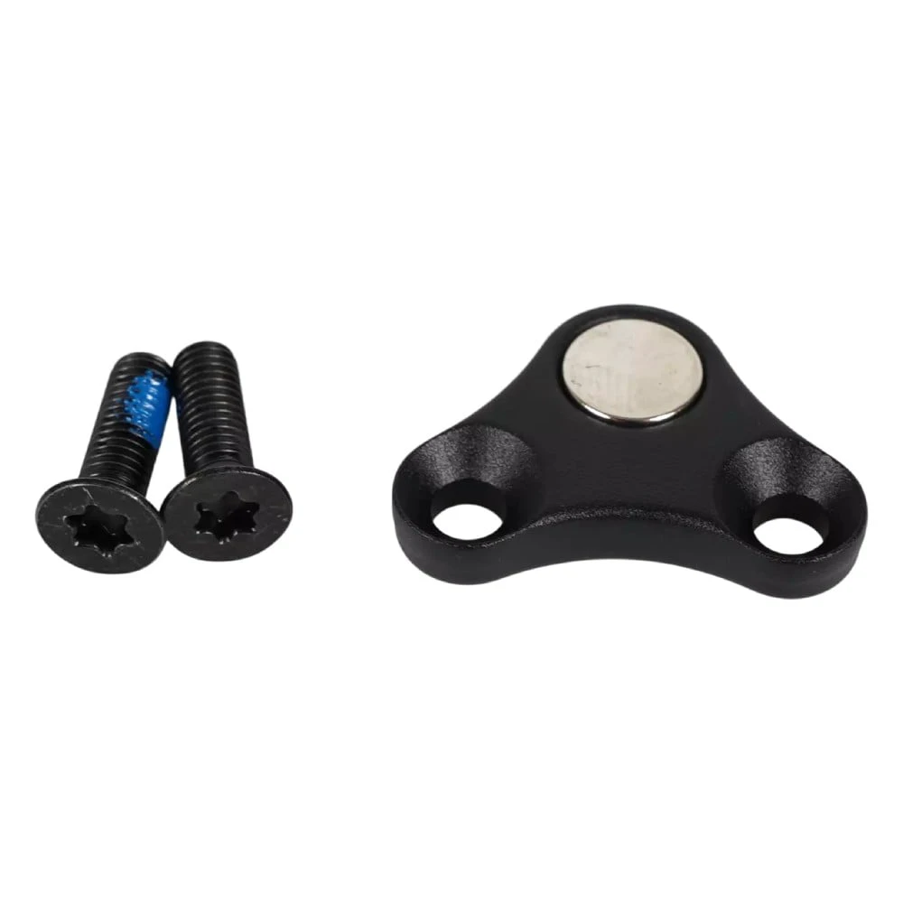 1. Magent disc sensor viteza SPECIALIZED ELE MY16 LEVO MAGNET HOLDER INCL. MAGNET PLATE, ANODIZED BLACK, W/BOLTS