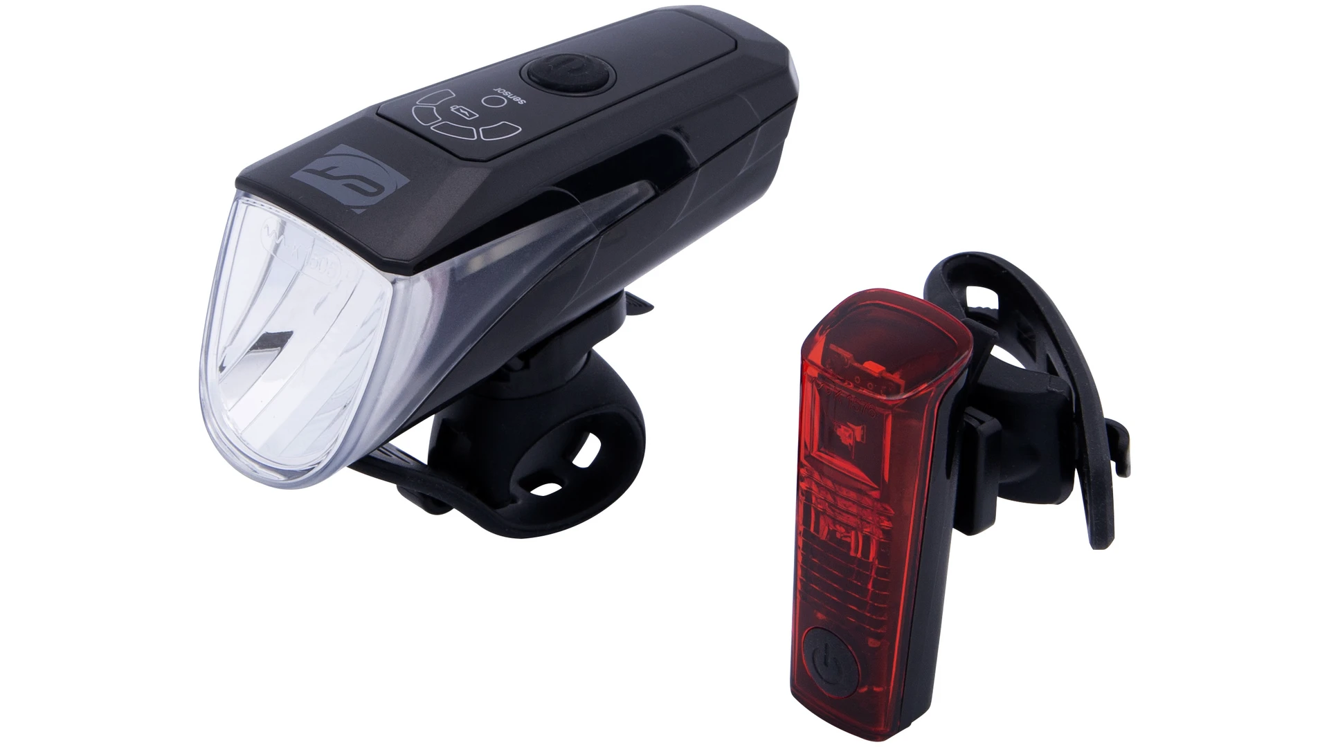 1. Set Far + Stop Bicicleta CONTEC CT-24sevenStop 70 Lux USB
