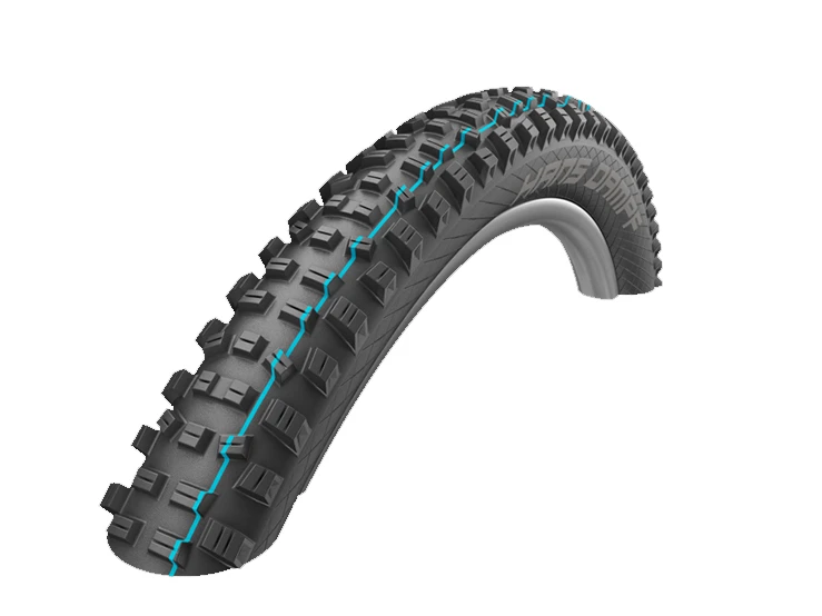 1. Cauciuc SCHWALBE Hans Dampf - 27.5x2.80 (70-584) HS491 B/B-SK, Super Trail, Addix SpeedGrip - TLE Pliabil
