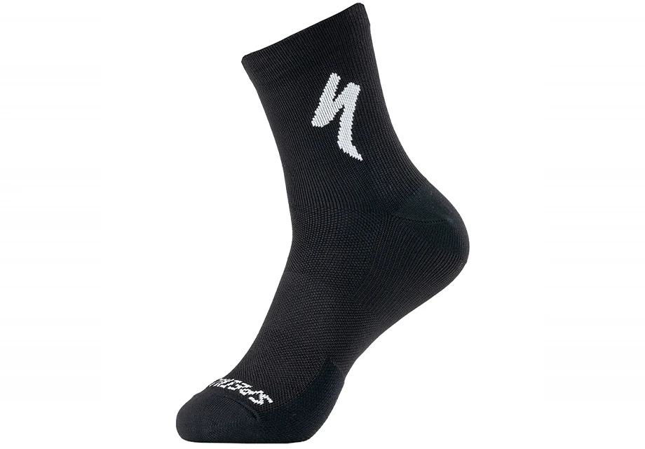 1. Sosete Ciclism SPECIALIZED Soft Air Mid - Black/White XL