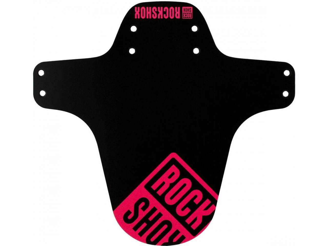 1. Aparatoare Bicicleta ROCKSHOX Mtb - Black w/ Neon Pink Print