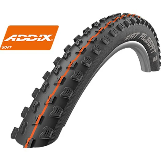 1. Cauciuc SCHWALBE Fat Albert Front - 29x2.35 (60-622) HS477 B/B-SK, Addix Soft - TLE Pliabil