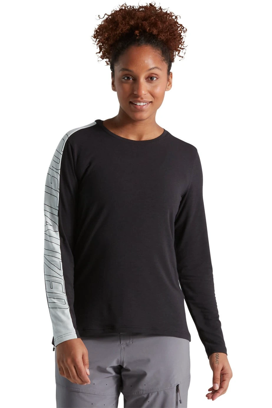 1. Tricou Ciclism SPECIALIZED Women's Trail (L/S) - Black S