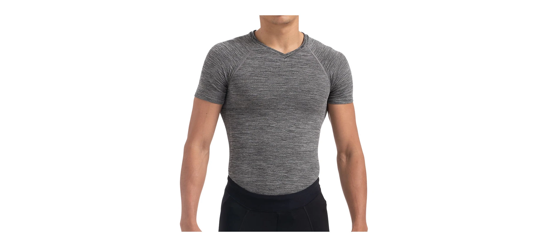1. Bluza de Corp Termica SPECIALIZED Men's Seamless Baselayer (S/S) - Heather Grey L