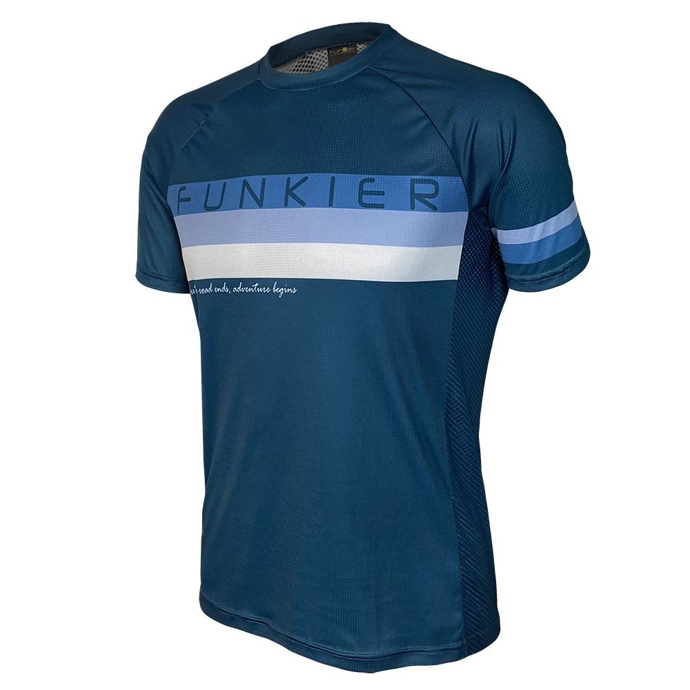 1. Tricou Ciclism FUNKIER Elia Enduro (S/S) - Blue S