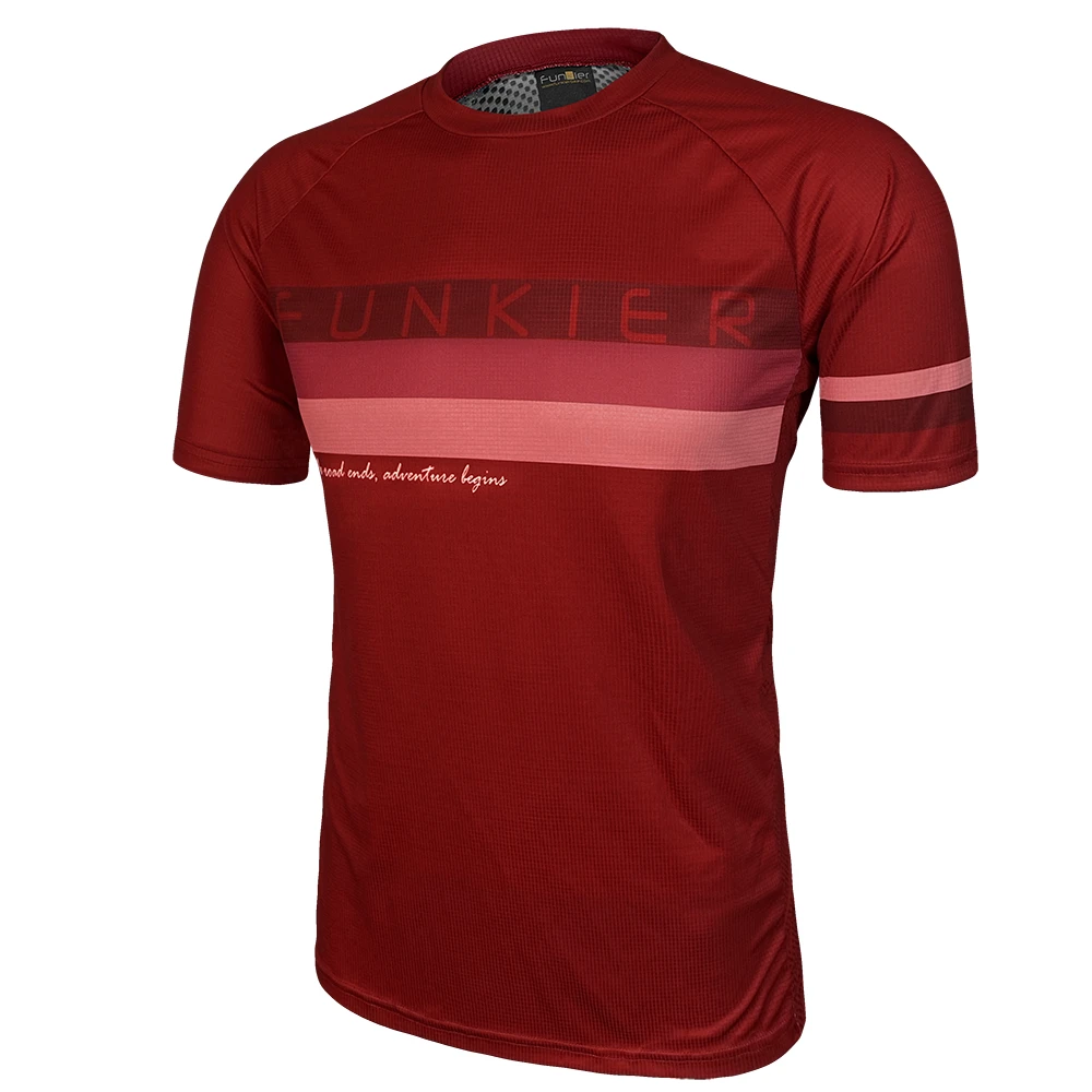 1. Tricou Ciclism FUNKIER Elia Enduro (S/S) - Red S