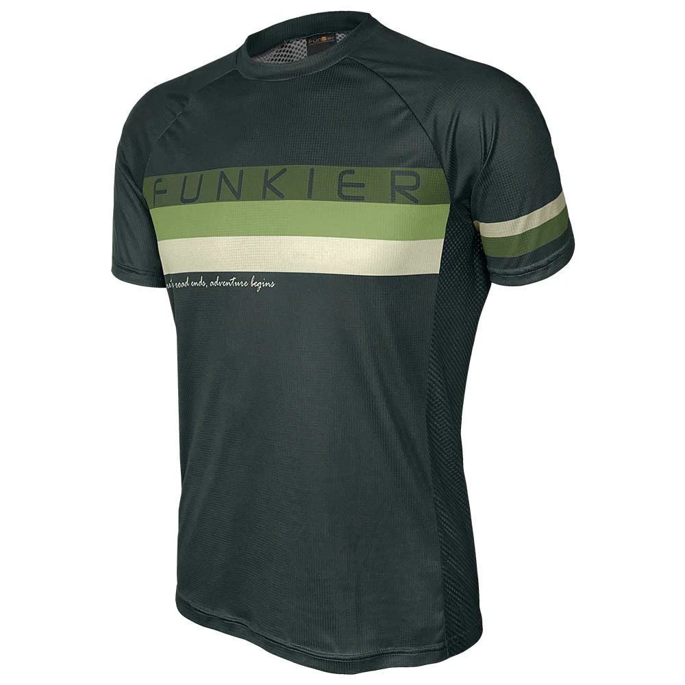 1. Tricou Ciclism FUNKIER Elia Enduro (S/S) - Olive Green S