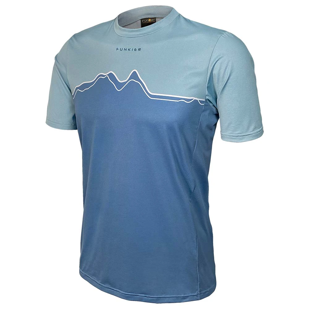 1. Tricou Ciclism FUNKIER Bonefro Enduro (S/S) - Light Blue S