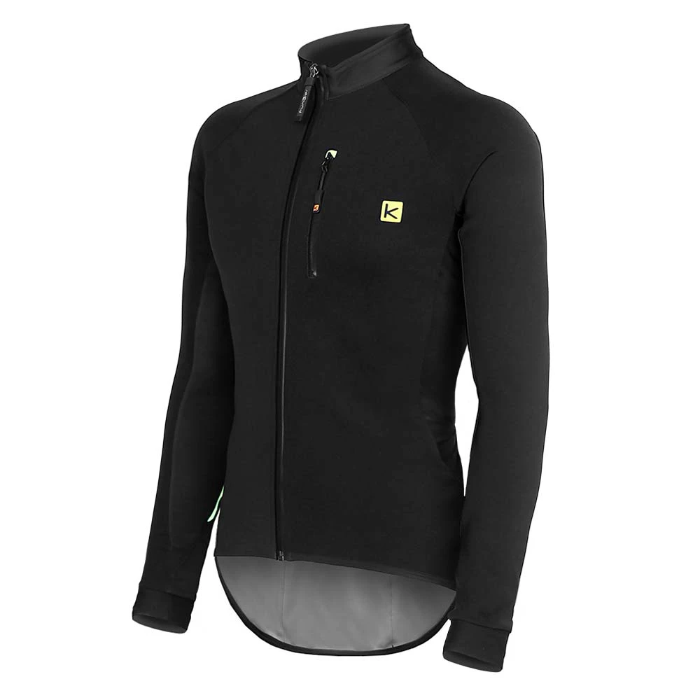 1. Jacheta Termica Ciclism FUNKIER Alba Softshell - Black Ref Yellow L