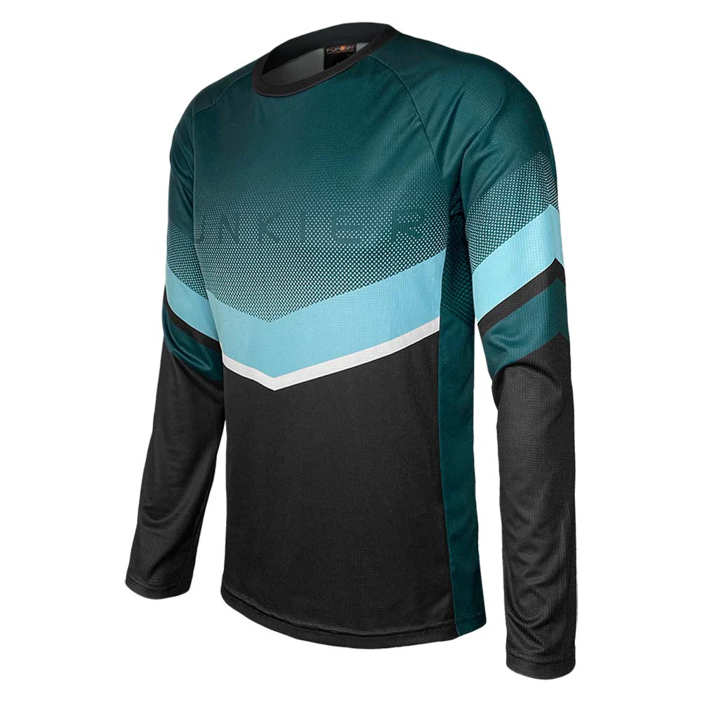 1. Tricou Ciclism FUNKIER Turone-W Enduro - Black/Turquoise S