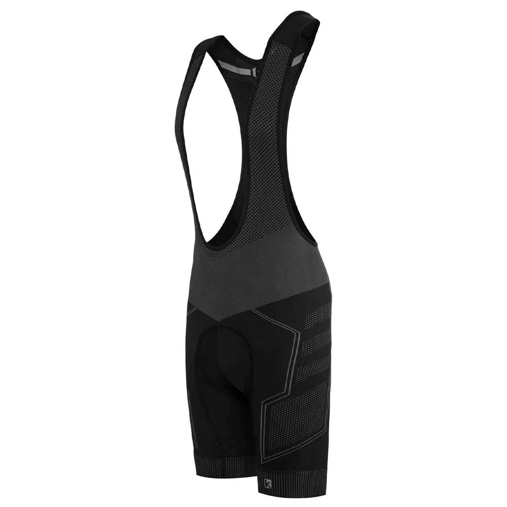 1. Pantaloni Scurti Ciclism cu Bretele FUNKIER Potenza Elite fara cusaturi - Black/Grey XL/2XL