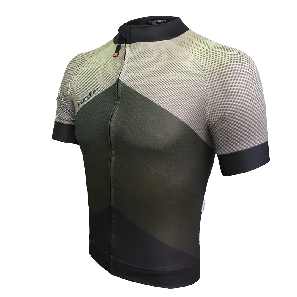1. Tricou Ciclism FUNKIER Piacenza-2 Pro Men (S/S) - Olive Green L