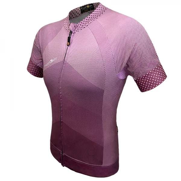 1. Tricou Ciclism FUNKIER Farnia Pro Women (S/S) - Purple 2XL