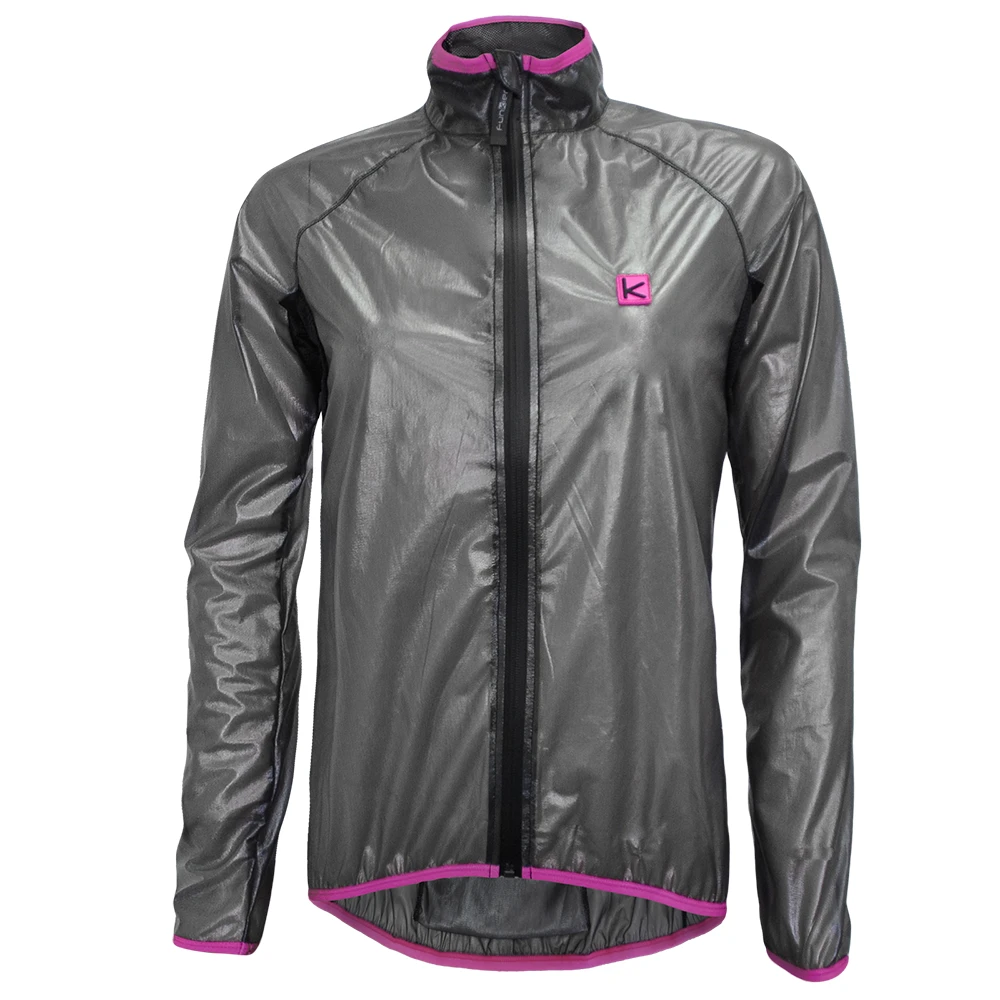 1. Jacheta Impermeabila Ciclism FUNKIER Ravenna Storm Women - Black/Pink XXS