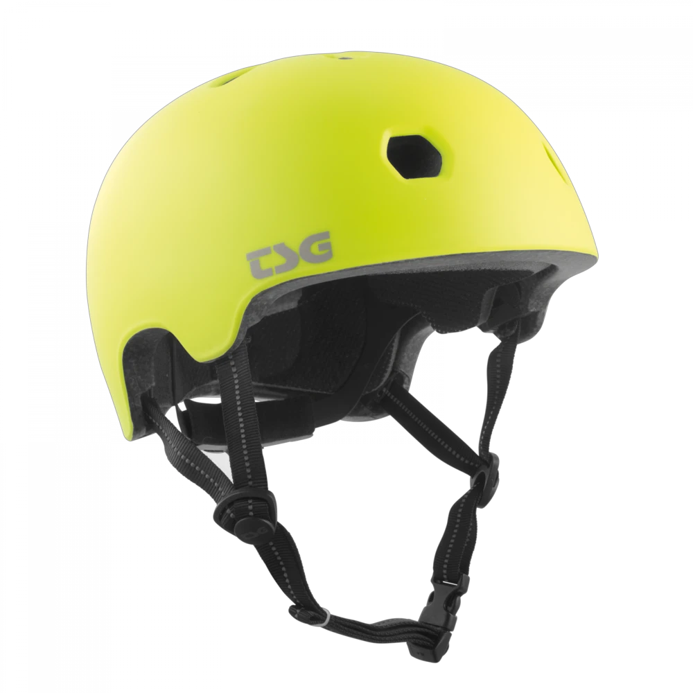 1. Casca Ciclism TSG Meta Solid Color - Satin Acid Yellow S/M