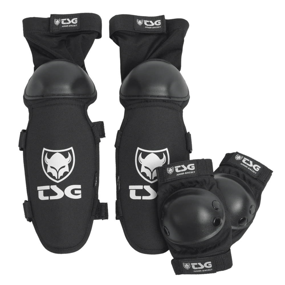 1. Set Protectii TSG Junior-Bikeset - Black TXXS