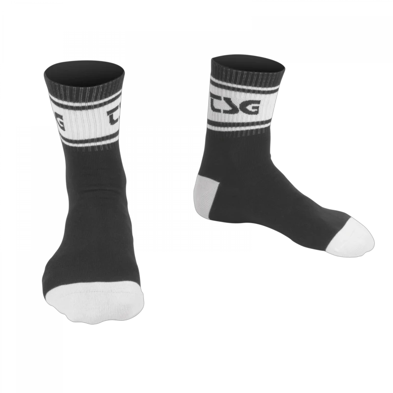 1. Sosete Ciclism TSG Logo - Black 43-46