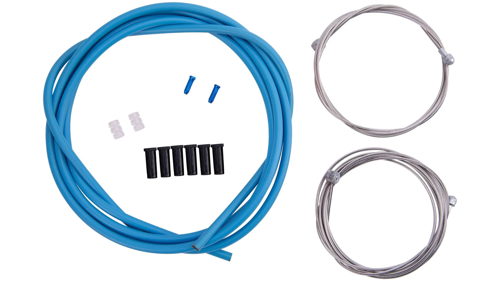 1. Set cablu + camasa frana CONTEC Neostop fata/spate - Blue